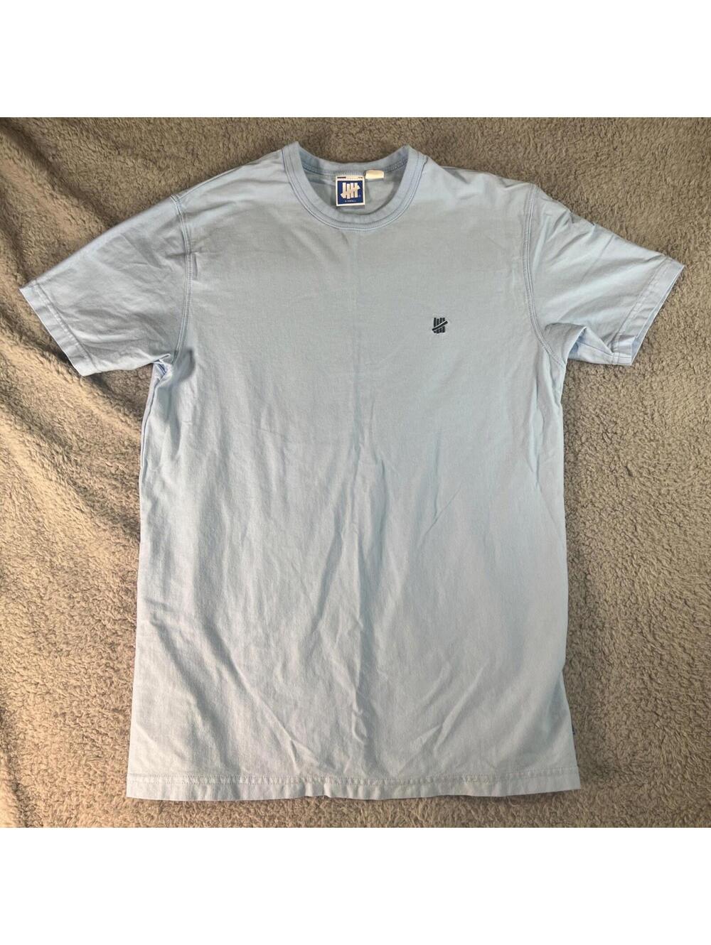 Undefeated Adult Tee T-Shirt Light Blue X-Small Men UNDFTD